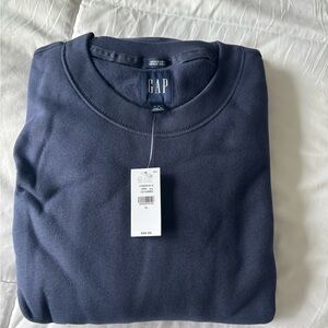 GAP Men's Deep Blue Crewneck Sweater
